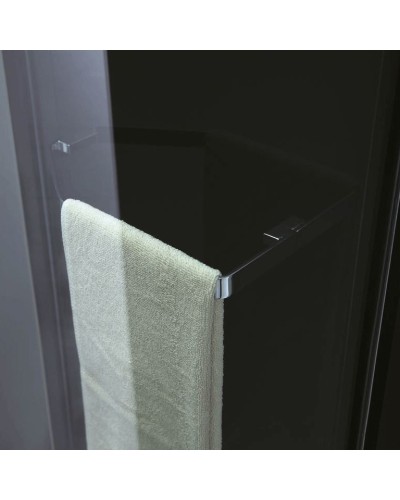 Душевая кабина Orans 130x130 89106b0 с баней профиль Черный задние стенки Черные