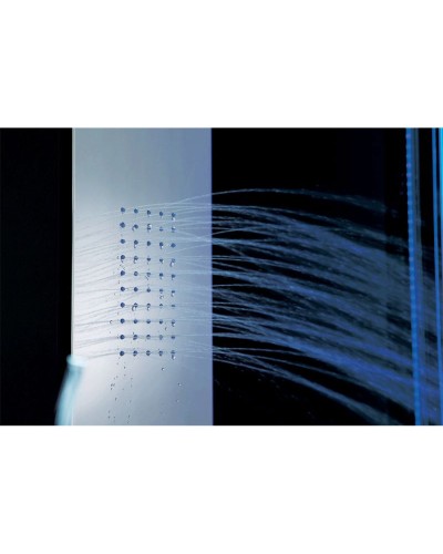 Душевая кабина Orans 130x130 89106b0 с баней профиль Черный задние стенки Черные