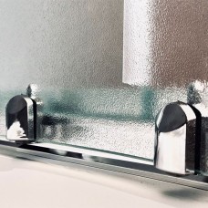 Душевая кабина Royal Bath ВК 120x80 RB8120BK1-M-CH-R стекло матовое задние стенки Белые