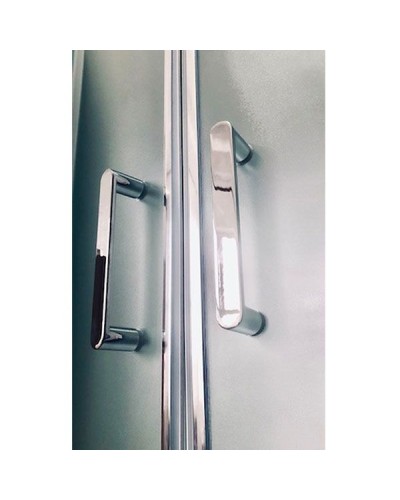 Душевая кабина Royal Bath ВК 120x80 RB8120BK1-M-CH-R стекло матовое задние стенки Белые