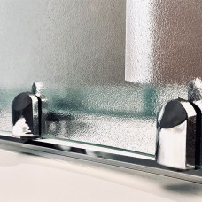 Душевая кабина Royal Bath ВК 120x80 RB8120BK2-M-CH-R с гидромассажем стекло матовое задние стенки Белые