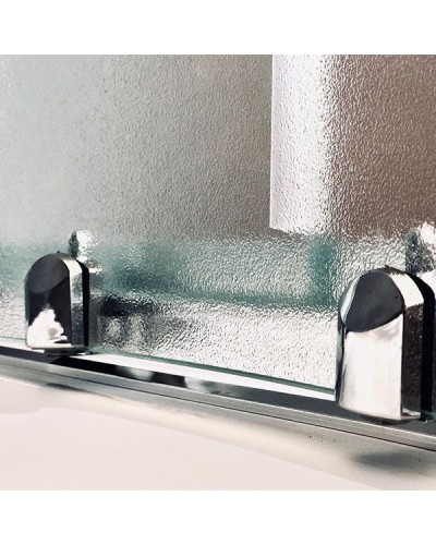 Душевая кабина Royal Bath ВК 120x80 RB8120BK6-WC-CH-R стекло матовое задние стенки Белые