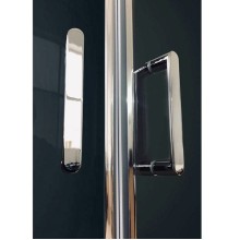 Душевая кабина Royal Bath HP 80х80 RB80HP6-BT-CH стекло прозрачное задняя стенка Черная