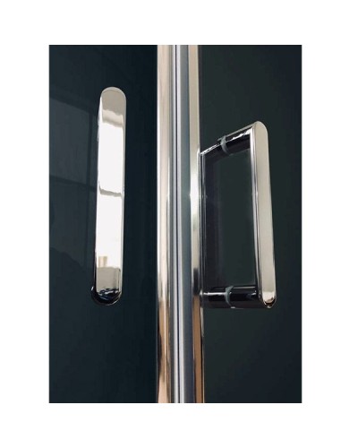 Душевая кабина Royal Bath HP 80х80 RB80HP6-BT-CH стекло прозрачное задняя стенка Черная