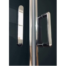 Душевая кабина Royal Bath HP 90х90 RB90HP6-WT-CH стекло прозрачное задняя стенка Белая