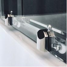 Душевая кабина Royal Bath HP 80х80 RB80HP7-WC-CH с гидромассажем стекло матовое задняя стенка Белая