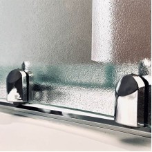 Душевая кабина Royal Bath HP 120х80 RB8120HP7-WC-CH-R с гидромассажем стекло матовое задняя стенка Белая