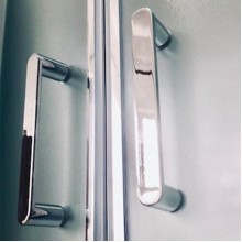 Душевой бокс Royal Bath ALP 150х100 RB150ALP-C-CH-R с гидромассажем стекло матовое задняя стенка Белая