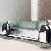 Душевой бокс Royal Bath ALP 150х100 RB150ALP-C-CH-R с гидромассажем стекло матовое задняя стенка Белая