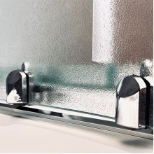 Душевой бокс Royal Bath ALP 150х100 RB150ALP-C-CH-R с гидромассажем стекло матовое задняя стенка Белая