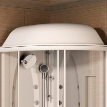 Душевая кабина Radomir Гранд 123x93 L 1-05-1-1-0-1160 профиль Белый стекло прозрачное