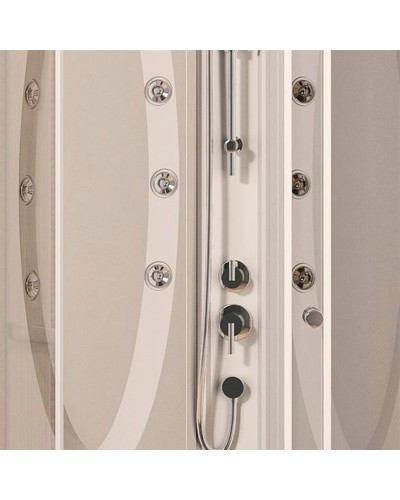 Душевая кабина Radomir Гранд 123x93 L 1-05-1-1-0-1160 профиль Белый стекло прозрачное