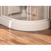 Душевая кабина Radomir Гранд 123x93 L 1-05-1-1-0-1160 профиль Белый стекло прозрачное