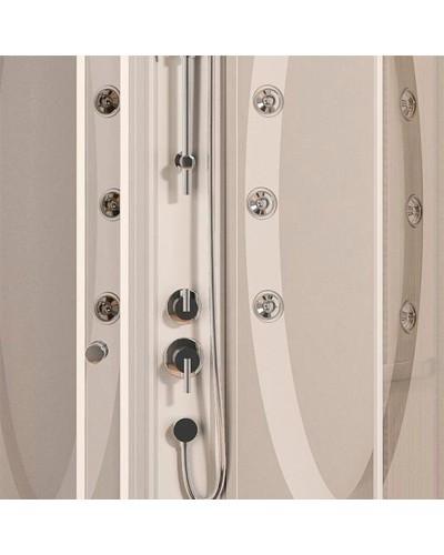 Душевая кабина Radomir Гранд 123x93 R 1-05-1-2-0-1160 профиль Белый стекло прозрачное