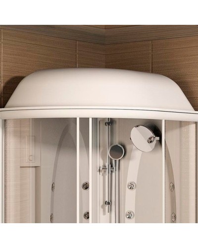 Душевая кабина Radomir Гранд 123x93 R 1-05-1-2-0-1160 профиль Белый стекло прозрачное