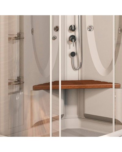 Душевая кабина Radomir Гранд 123x93 R 1-05-1-2-0-1160 профиль Белый стекло прозрачное