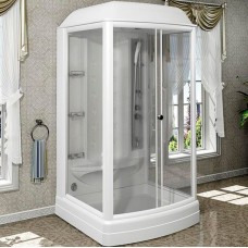 Душевая кабина Radomir Диана 1 118x108 1-05-1-0-0-0640 профиль Белый стекло прозрачное