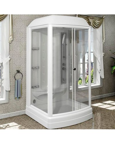 Душевая кабина Radomir Диана 1 118x108 1-05-1-0-0-0640 профиль Белый стекло прозрачное