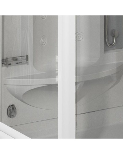 Душевая кабина Radomir Диана 1 118x108 1-05-1-0-0-0640 профиль Белый стекло прозрачное