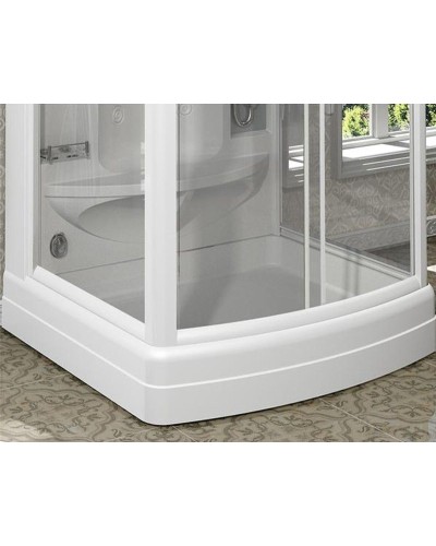 Душевая кабина Radomir Диана 1 118x108 1-05-1-0-0-0640 профиль Белый стекло прозрачное