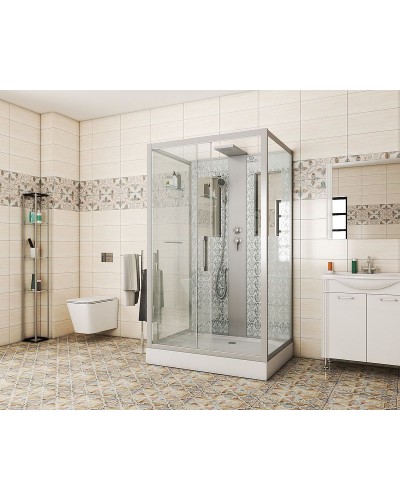 Душевая кабина Niagara Lux NG-7711WBK 120x90 без гидромассажа