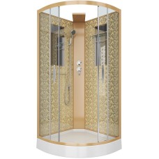 Душевая кабина Niagara Lux NG-7715GBK 90x90 без гидромассажа