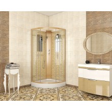 Душевая кабина Niagara Lux NG-7715GBK 90x90 без гидромассажа