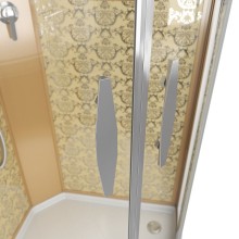 Душевая кабина Niagara Lux NG-7715GBK 90x90 без гидромассажа