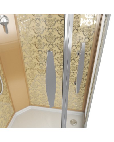 Душевая кабина Niagara Lux NG-7715GBK 90x90 без гидромассажа