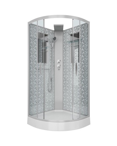 Душевая кабина Niagara Lux NG-7715WBK 90x90 без гидромассажа