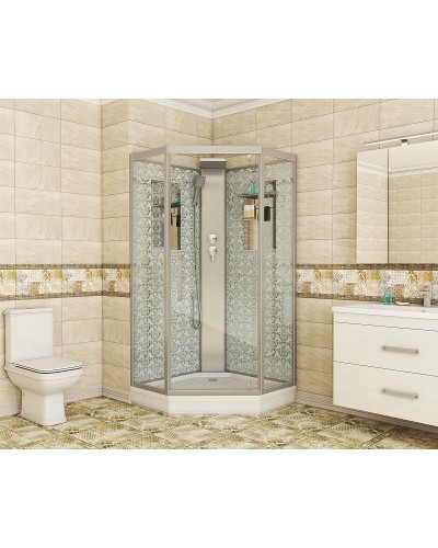 Душевая кабина Niagara Lux NG-7799WBK 90x90 без гидромассажа