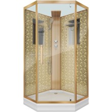 Душевая кабина Niagara Lux NG-7799GBK 90x90 без гидромассажа