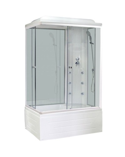 Душевая кабина Royal Bath BP 100х80 RB8100BP3-WT-R с гидромассажем