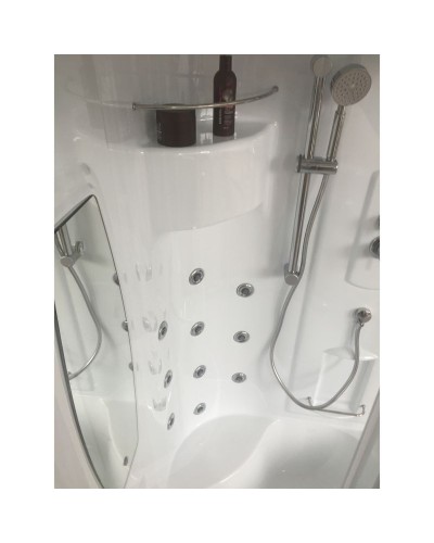 Душевая кабина Royal Bath NRW 100x100 RB100NRW-C-CH-P с паром с гидромассажем