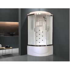 Душевая кабина Royal Bath NRW 100x100 RB100NRW-C-CH-P с паром с гидромассажем