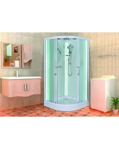 Душевая кабина 100х100х210 см Esbano ES-L100CR