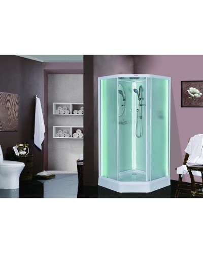 Душевая кабина 100х100х210 см Esbano ES-L100PR