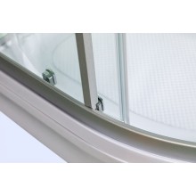 Душевая кабина WeltWasser WW500 Emmer 12015-2 120x120 10000004653 профиль Хром стекло прозрачное