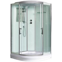 Душевая кабина WeltWasser WW500 Emmer 12015-2 120x120 10000004653 профиль Хром стекло прозрачное