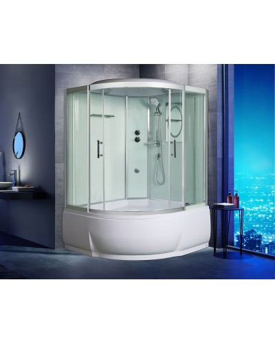 Душевая кабина WeltWasser WW500 Emmer 11055-2 110x110 10000004652 профиль Хром стекло прозрачное