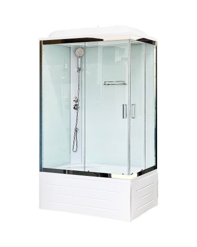 Душевая кабина Royal Bath 100x80 RB8100BP5-WT-CH-L без гидромассажа