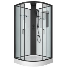 Душевая кабина Grossman GR251 90x90 Черная без гидромассажа