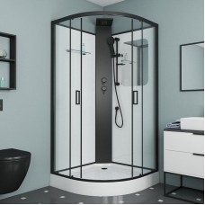 Душевая кабина Grossman GR250 100x100 Черная без гидромассажа