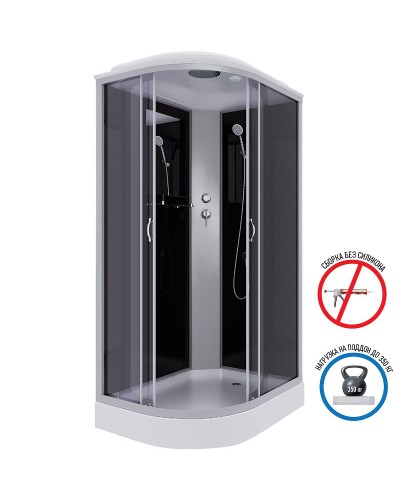 Душевая кабина Niagara Classic 120х80 NG-3512-14R без гидромассажа