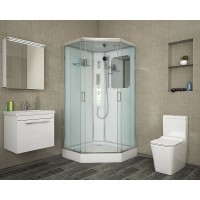 Душевая кабина Niagara Premium 90x90 NG-6001-01GD с гидромассажем