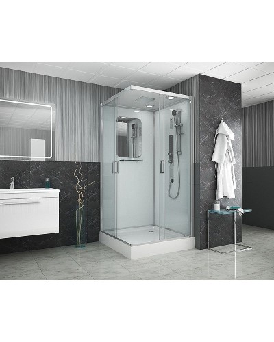 Душевая кабина Niagara Premium 100x100 NG-6002-01GQ с гидромассажем