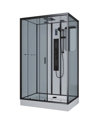 Душевая кабина Niagara Premium 120x80 NG-6912-01GQL Black с гидромассажем