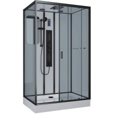 Душевая кабина Niagara Premium 120x80 NG-6912-01GQR Black с гидромассажем