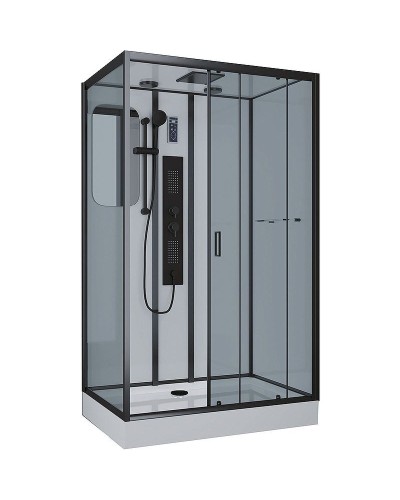 Душевая кабина Niagara Premium 120x80 NG-6912-01GQR Black с гидромассажем