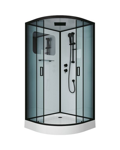 Душевая кабина Niagara Premium 100x100 NG-6902-01 Black без гидромассажа